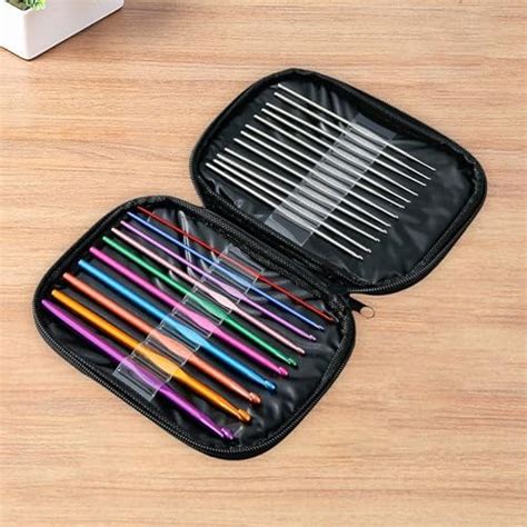 Kuber Industries Crochet Hook Needle Set With Case|Ergonomic Sewing ...