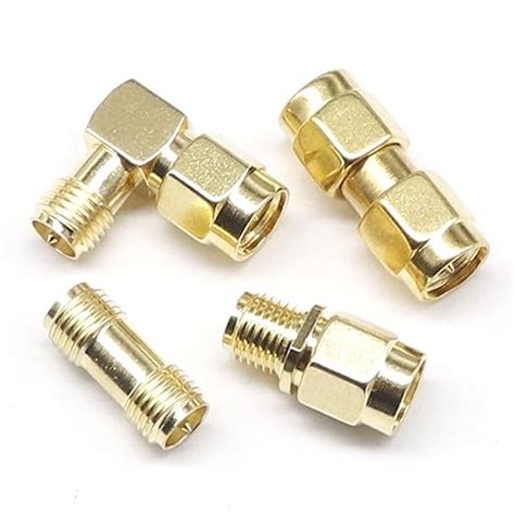 RP SMA Male Female to RP SMA Male Female Adapter RF Coax Coupling Nut ...