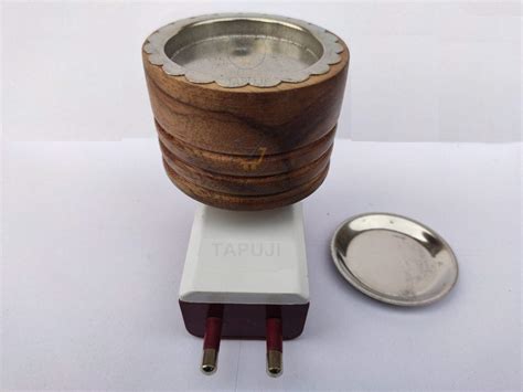 TAPUJI Wooden Metal Electric Camphor Diffuser : Amazon.in: Home & Kitchen