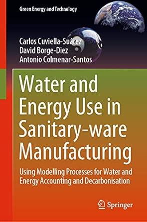 Water and Energy Use in Sanitary-ware Manufacturing: Using Modelling ...