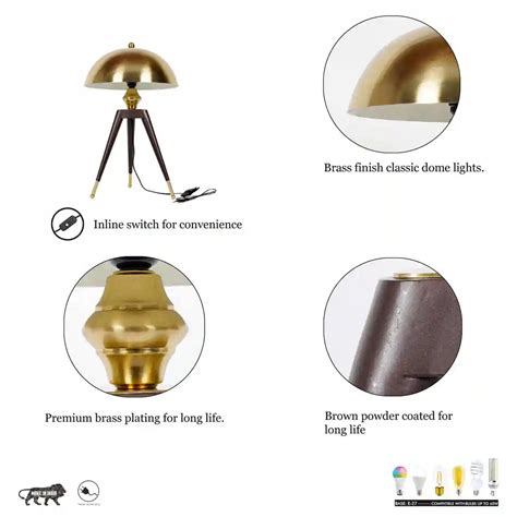 SOLO Metal Tripod Table Lamp – KAPOOR-E-ILLUMINATIONS PRIVATE LIMITED