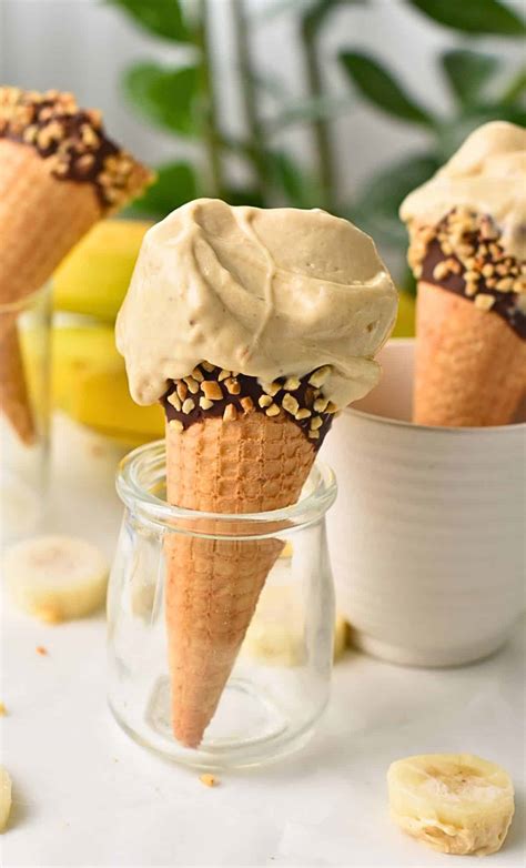 Banana Peanut Butter Ice Cream - The Conscious Plant Kitchen