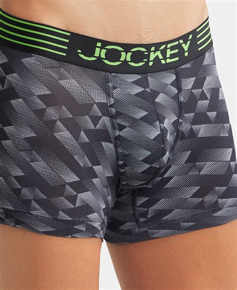 Buy Microfiber Mesh Elastane Printed Performance Trunk with StayDry ...