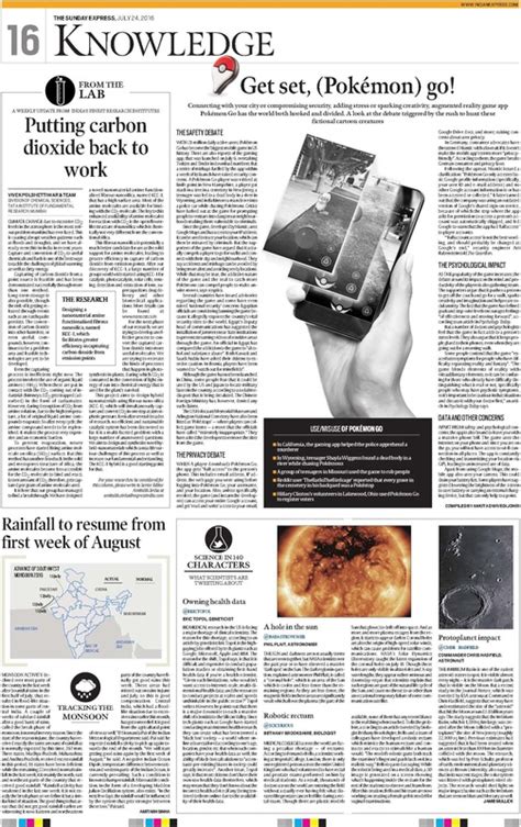 NanoCat groups work appeared in Indian Express News paper ...