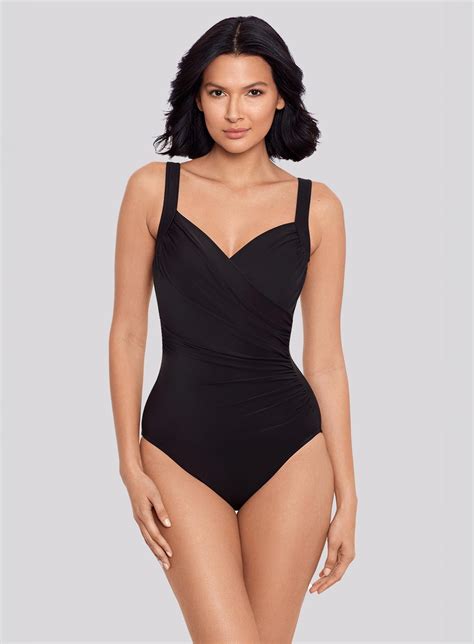 Miraclesuit Swimwear: Sanibel DD Cup Underwired Shaping One Piece Blac