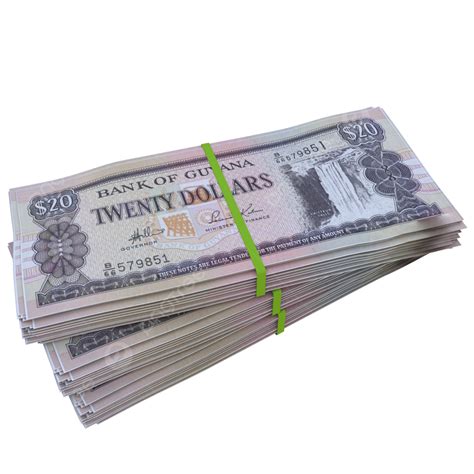 20 Guyana Doları Yığın Yığını, Guyana Doları, Dolar, 20 Dolarlık Yığın ...