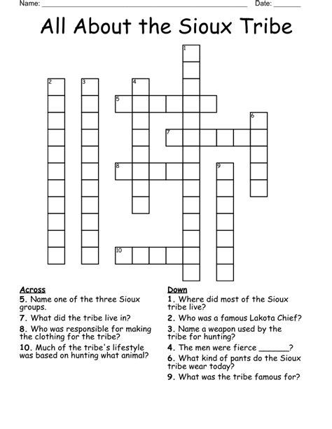 Mohawk Valley Tribe Crossword - prntbl.concejomunicipaldechinu.gov.co