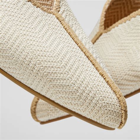 Emily Pointed-toe Sling-Back Sustainable Sandals in Cream Ivory | VIVAIA