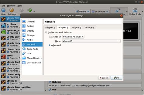 Creating Virtual DHCP in VirtualBox Oracle 的图像结果