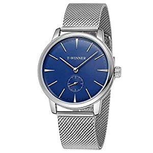 Buy Forsining Men's Mechanical Hand-Wind Analog Sport Style Wristwatch ...