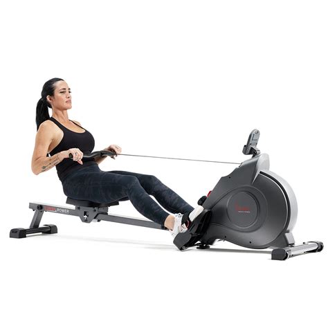 Smart Extra Long Slide Rail Magnetic Rowing Machine | Sunny Health ...