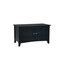 Alaterre Furniture Shaker Cottage Storage Cabinet Bench, Charcoal Gray ...