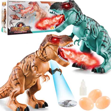 Buy PHYMOOM Electronic Walking Laying Eggs Dinosaur Robot, Spray Water ...