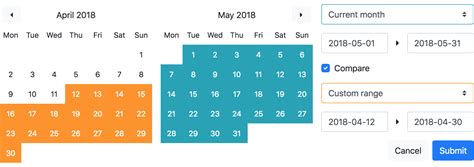 Bootstrap 4 Date Range Picker For Vue.js | VueJs Component