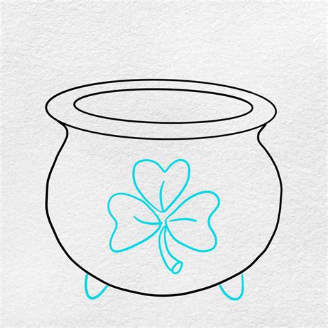 How to Draw a Pot Of Gold - HelloArtsy