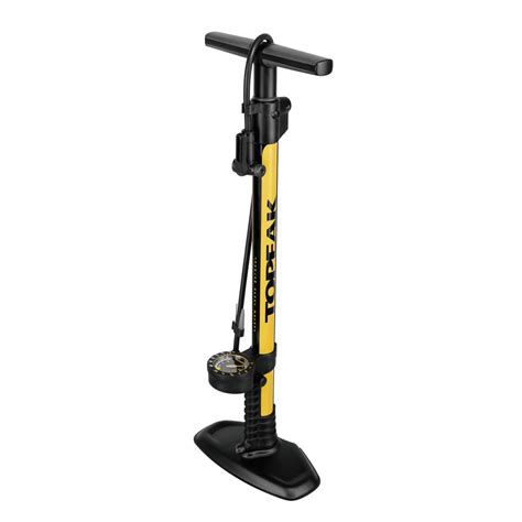 Topeak Bike Floor Pump JoeBlow Sport 2Stage Black/Yellow | Maciag Offroad