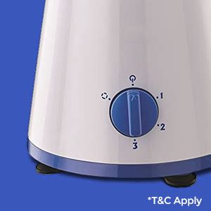 Buy Bajaj Pluto 500W Mixer Grinder | 2 In 1 Function Blade | 3 Jars | 3 ...