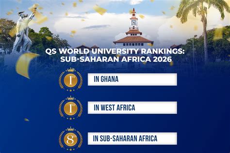 UG Ranked Best in Ghana and West Africa, 8th Best in Sub-Saharan Africa according to QS World ...