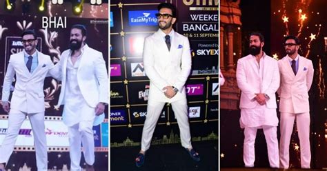 Ranveer Singh & Yash Twin In White Suits At SIIMA Awards, Here’s How ...