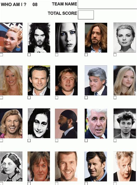 Quiz Template Printable