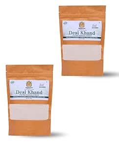 BEEMAN ORGANICA Organic Desi Khand (900 Grams - Pack of 2) Chemical ...