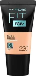 MAYBELLINE NEW YORK Fit Me Matte+Pore Liquid Tube Foundation 220 ...