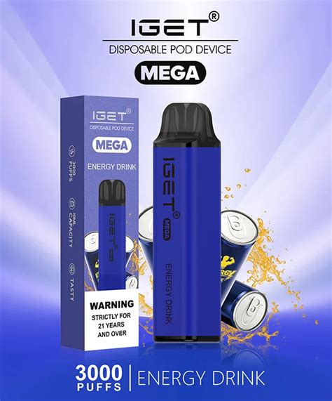 IGET Mega Energy Drink (3000 Puffs) – VapeMonk