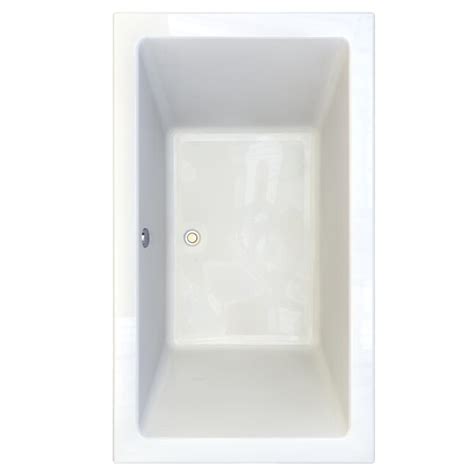 American Standard Studio 72-in L x 42-in W x 22.5-in H White Acrylic ...