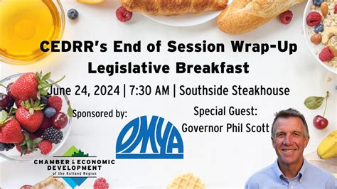 CEDRRs End of Session Wrap-Up Legislative Breakfast, Southside ...