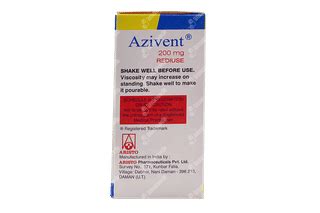 Azivent 200 MG Suspension: Uses, Side Effects, Price & Substitutes