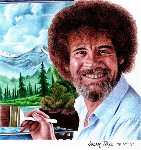 Image result for Bob Ross Drawing Tutorial