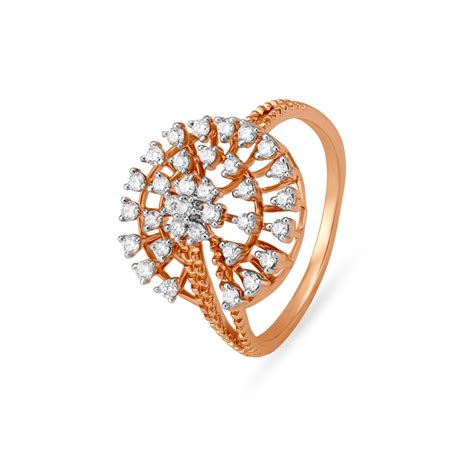 Floral Magnificence Diamond Finger Ring