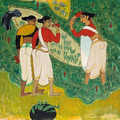 Fisherwomen - Canvas Prints by Vasudeo S Gaitonde | Buy Posters, Frames ...