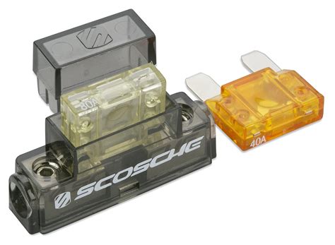 Scosche PMFHIKF in-line Fuse Holder for 4 or 8 Gauge Power Wire ...