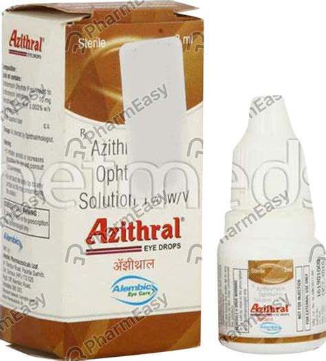 Azithral 10 MG Eye Drop (3): Uses, Side Effects, Price & Dosage | PharmEasy