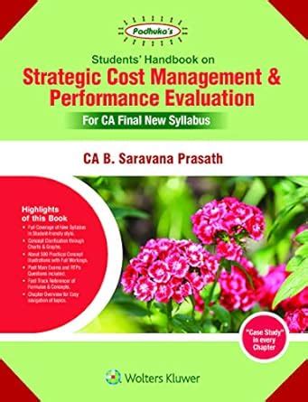 Buy Students Handbook on Strategic Cost Management & Performance ...