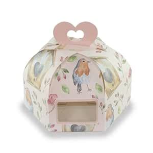 Buy Pack of 25 Boxes. Cake Box with Handle (Half Kg) / Hamper Box ...