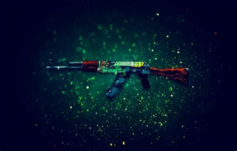Wallpaper AK-47, Counter-Strike: Global Offensive, CS:GO, fire serpent ...