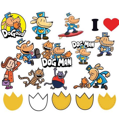 Dog Man Clipart - Etsy