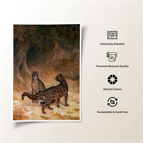 Buy Clouded Leopards Animal Painting & Art Prints Online India at Best ...