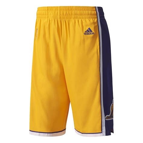 Adidas NBA Los Angeles Lakers Swingman Basketball Shorts - A20641 ...