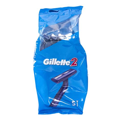 Gillette 2 Twin Blade Disposable Razors 5 Pack | BeautyBuys Ireland