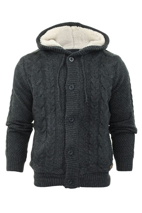 Mens Black Knit Hooded Sweater at Charlotte Mcgowan blog