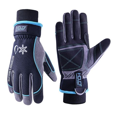 HANDLANDY Insulated Work Gloves, Water-Resistant, Thermal, Touch Screen ...