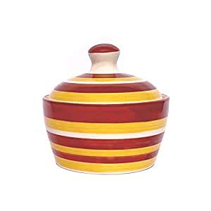 Buy ARDVAN INDIA Handcrafted & Hand-Painted Ceramic Butter Pot with Lid ...
