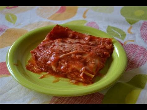 Lasagne al Forno Veloci   YouTube