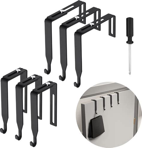 Amazon.com: 6 Pcs Adjustable Cubicle Wall Hooks Cubicle Hangers- Metal ...