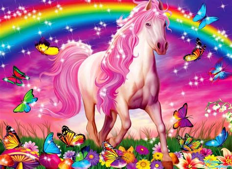 Download Magical Lisa Frank Unicorn Wallpaper | Wallpapers.com