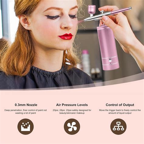 Buy Daakro Cordless Airbrush Set - Portable Rechargeable Airbrush Kit ...