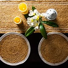 Buy PRADECOR Jute Dining Table Mats – Placemats - Heat Resistant ...